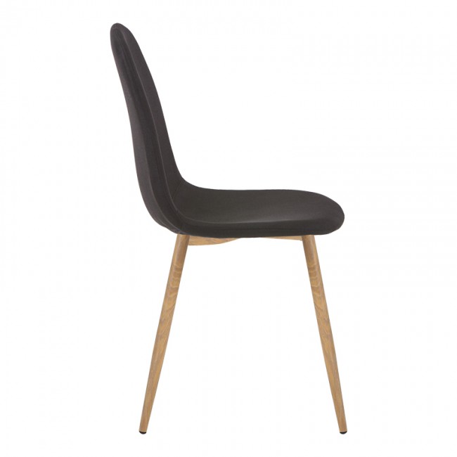 Τραπεζαρία Manka I-Bella pakoworld σετ 3τεμ σε sonoma truffle απόχρωση 80x80x77εκ
