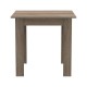 Τραπεζαρία Manka I-Bella pakoworld σετ 3τεμ σε sonoma truffle απόχρωση 80x80x77εκ