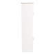 Ντουλάπα κουζίνας Rowan pakoworld σε λευκή-sonoma απόχρωση 60x42x182εκ