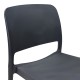 Καρέκλα Fenxy pakoworld pp σε μαύρη απόχρωση 38x42x77εκ Καρέκλα Fenxy pakoworld pp σε μαύρη απόχρωση 38x42x77εκ