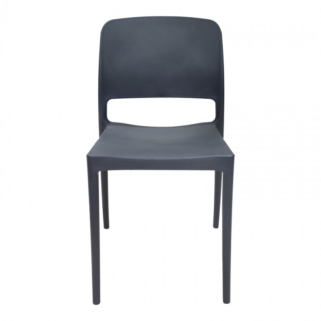 Καρέκλα Fenxy pakoworld pp σε μαύρη απόχρωση 38x42x77εκ Καρέκλα Fenxy pakoworld pp σε μαύρη απόχρωση 38x42x77εκ