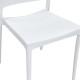 Καρέκλα Fenxy pakoworld pp σε λευκή απόχρωση 38x42x77εκ Καρέκλα Fenxy pakoworld pp σε λευκή απόχρωση 38x42x77εκ