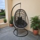 Κούνια φωλιά με βάση Cungo pakoworld μέταλλο - pe rattan σε γκρι απόχρωση 125x105x195εκ Κούνια φωλιά με βάση Cungo pakoworld μέταλλο - pe rattan σε γκρι απόχρωση 125x105x195εκ