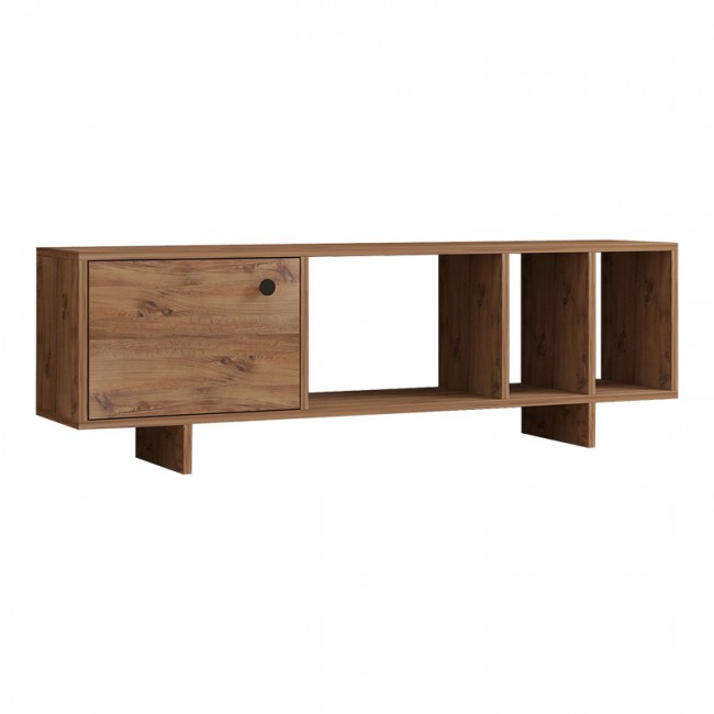 Έπιπλο τηλεόρασης Mueble pakoworld σε sonoma απόχρωση 140x29x45εκ Έπιπλο τηλεόρασης Mueble pakoworld σε sonoma απόχρωση 140x29x45εκ