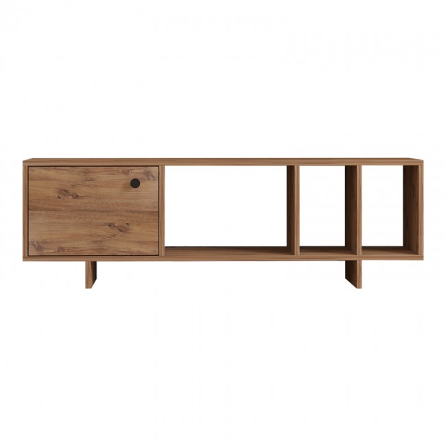 Έπιπλο τηλεόρασης Mueble pakoworld σε sonoma απόχρωση 140x29x45εκ Έπιπλο τηλεόρασης Mueble pakoworld σε sonoma απόχρωση 140x29x45εκ