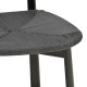 Καρέκλα Clareta pakoworld rubberwood-σχοινί σε μαύρη απόχρωση 53x55x79εκ Καρέκλα Clareta pakoworld rubberwood-σχοινί σε μαύρη απόχρωση 53x55x79εκ