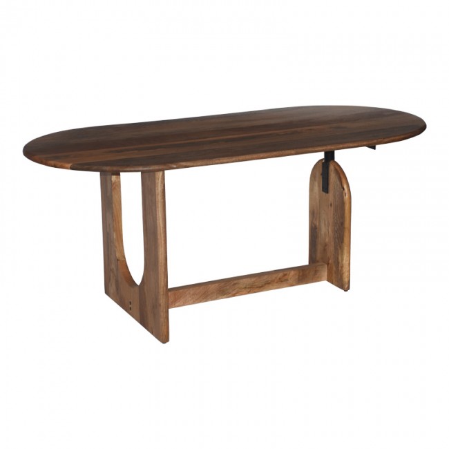 Τραπέζι Jenkou pakoworld mango ξύλο σε φυσική απόχρωση 180x90x76εκ Τραπέζι Jenkou pakoworld mango ξύλο σε φυσική απόχρωση 180x90x76εκ