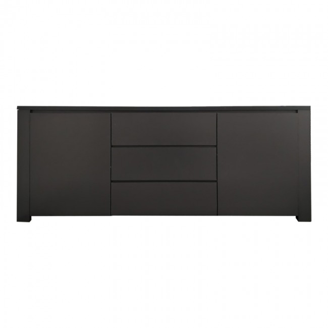 Μπουφές Kalya pakoworld σε ανθρακί απόχρωση 220x49x89.5εκ