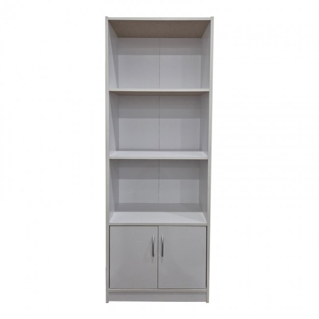 Βιβλιοθήκη Tekaro pakoworld σε λευκή απόχρωση 60x29x166εκ Βιβλιοθήκη Tekaro pakoworld σε λευκή απόχρωση 60x29x166εκ