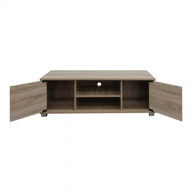 Έπιπλο τηλεόρασης Serank pakoworld σε sonoma απόχρωση 120x40x40εκ Έπιπλο τηλεόρασης Serank pakoworld σε sonoma απόχρωση 120x40x40εκ