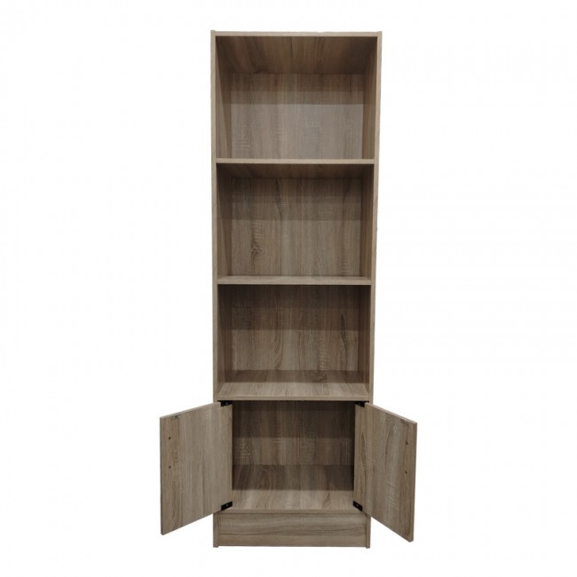 Βιβλιοθήκη Tekaro I pakoworld σε sonoma απόχρωση 57x33x180εκ Βιβλιοθήκη Tekaro I pakoworld σε sonoma απόχρωση 57x33x180εκ