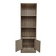 Βιβλιοθήκη Tekaro I pakoworld σε sonoma απόχρωση 57x33x180εκ Βιβλιοθήκη Tekaro I pakoworld σε sonoma απόχρωση 57x33x180εκ