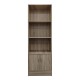 Βιβλιοθήκη Tekaro I pakoworld σε sonoma απόχρωση 57x33x180εκ Βιβλιοθήκη Tekaro I pakoworld σε sonoma απόχρωση 57x33x180εκ