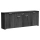 Μπουφές Kinley pakoworld grey-wenge 210x40x82εκ Μπουφές Kinley pakoworld grey-wenge 210x40x82εκ