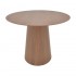 Tραπέζι Donda pakoworld mdf καρυδί Φ100x76εκ