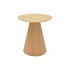 Βοηθητικό τραπέζι Donda pakoworld mdf sonoma Φ45x50εκ