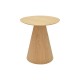 Βοηθητικό τραπέζι Donda pakoworld mdf sonoma Φ45x50εκ