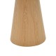 Βοηθητικό τραπέζι Donda pakoworld mdf sonoma Φ45x50εκ