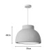 Φωτιστικό οροφής Jenila pakoworld E27 ps λευκό Φ59x40εκ Φωτιστικό οροφής Jenila pakoworld E27 ps λευκό Φ59x40εκ