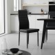 Καρέκλα Parker pakoworld PU ανθρακί-μαύρο πόδι 42x48x98εκ Καρέκλα Parker pakoworld PU ανθρακί-μαύρο πόδι 42x48x98εκ