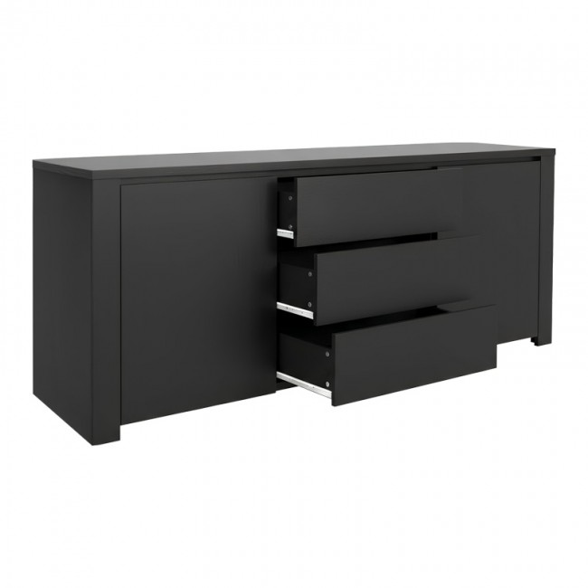 Μπουφές Kalya pakoworld σε ανθρακί απόχρωση 220x49x89.5εκ