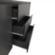 Μπουφές Kalya pakoworld σε ανθρακί απόχρωση 220x49x89.5εκ