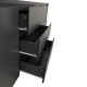 Μπουφές Kalya pakoworld σε ανθρακί απόχρωση 220x49x89.5εκ