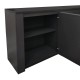 Μπουφές Kalya pakoworld σε ανθρακί απόχρωση 220x49x89.5εκ