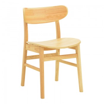 Καρέκλα Lumnia pakoworld rubberwood σε φυσική απόχρωση 46x50x76εκ Καρέκλα Lumnia pakoworld rubberwood σε φυσική απόχρωση 46x50x76εκ