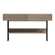 Κονσόλα Vien pakoworld σε sonoma-μαύρη απόχρωση 139x43x75.5εκ Κονσόλα Vien pakoworld σε sonoma-μαύρη απόχρωση 139x43x75.5εκ