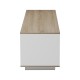 Έπιπλο τηλεόρασης Winey pakoworld σε sonoma-λευκή απόχρωση 180x44.5x44.5εκ Έπιπλο τηλεόρασης Winey pakoworld σε sonoma-λευκή απόχρωση 180x44.5x44.5εκ