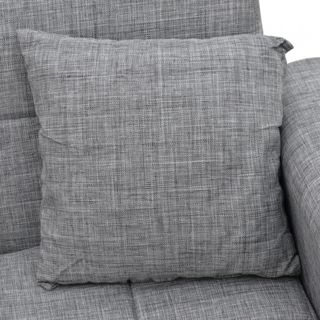 Καναπές-κρεβάτι με αποθηκευτικό χώρο τριθέσιος Modesto pakoworld γκρι ύφασμα 215x85x80εκ Καναπές-κρεβάτι με αποθηκευτικό χώρο τριθέσιος Modesto pakoworld γκρι ύφασμα 215x85x80εκ