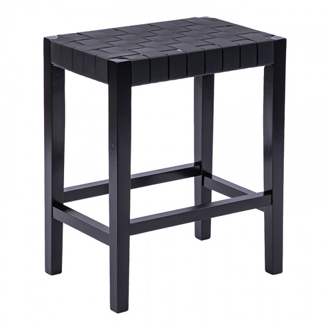 Σκαμπό Ridley pakoworld ξύλο-pu μαύρο 51x34x61.5εκ Σκαμπό Ridley pakoworld ξύλο-pu μαύρο 51x34x61.5εκ