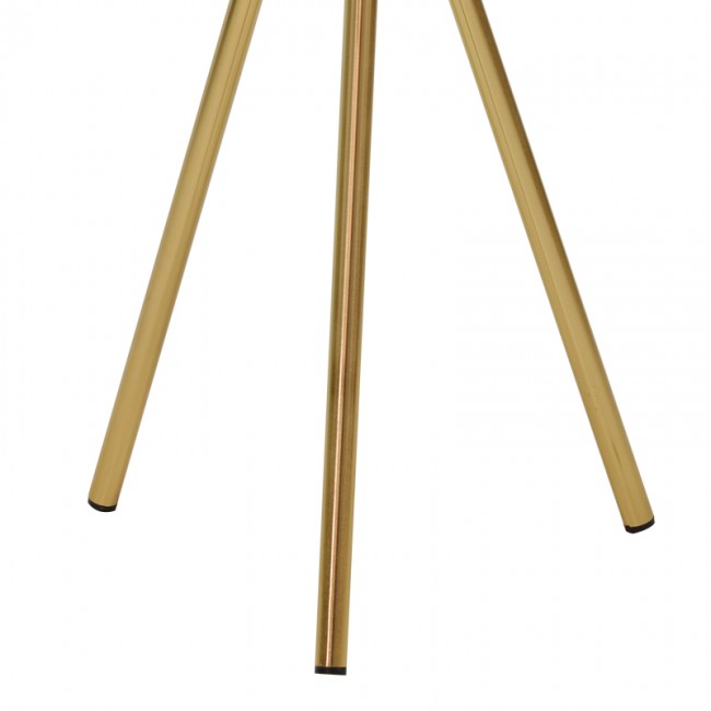 Βοηθητικό τραπέζι Jacksie Inart μπρονζέ-χρυσό μέταλλο Φ46x48εκ Βοηθητικό τραπέζι Jacksie Inart μπρονζέ-χρυσό μέταλλο Φ46x48εκ