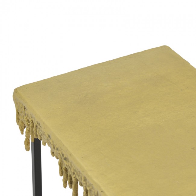 Κονσόλα Bulco Inart χρυσό-μαύρο μέταλλο 80.5x28x72εκ Κονσόλα Bulco Inart χρυσό-μαύρο μέταλλο 80.5x28x72εκ