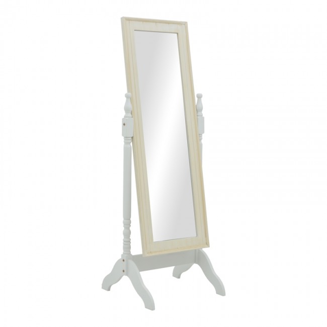 Καθρέπτης Malone Inart mdf σε λευκή αντικέ απόχρωση 55x50x160εκ Καθρέπτης Malone Inart mdf σε λευκή αντικέ απόχρωση 55x50x160εκ