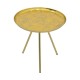 Βοηθητικό τραπέζι Jacksie Inart χρυσό μέταλλο Φ51x54εκ Βοηθητικό τραπέζι Jacksie Inart χρυσό μέταλλο Φ51x54εκ