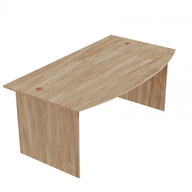 Γραφείο εργασίας Anze pakoworld φυσικό μελαμίνης 180x93.5x75εκ Γραφείο εργασίας Anze pakoworld φυσικό μελαμίνης 180x93.5x75εκ