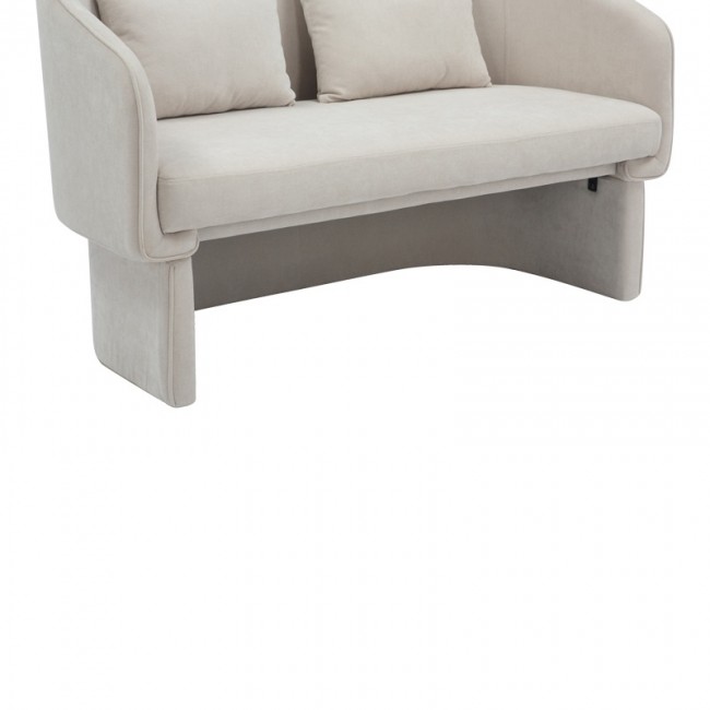 Καναπές διθέσιος Playmob pakoworld ύφασμα σε μπεζ απόχρωση 128x65x79εκ Καναπές διθέσιος Playmob pakoworld ύφασμα σε μπεζ απόχρωση 128x65x79εκ