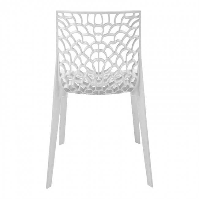 Καρέκλα στοιβαζόμενη Hush pakoworld pp σε λευκή απόχρωση 50x57x81εκ Καρέκλα στοιβαζόμενη Hush pakoworld pp σε λευκή απόχρωση 50x57x81εκ