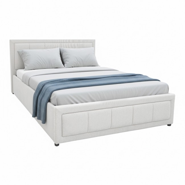 Κρεβάτι Huga pakoworld με αποθηκευτικό χώρο ύφασμα γκρι 120x200εκ Κρεβάτι Huga pakoworld με αποθηκευτικό χώρο ύφασμα γκρι 120x200εκ