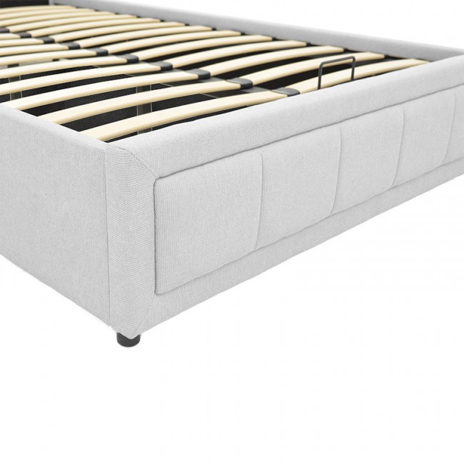 Κρεβάτι Huga pakoworld με αποθηκευτικό χώρο ύφασμα γκρι 120x200εκ Κρεβάτι Huga pakoworld με αποθηκευτικό χώρο ύφασμα γκρι 120x200εκ