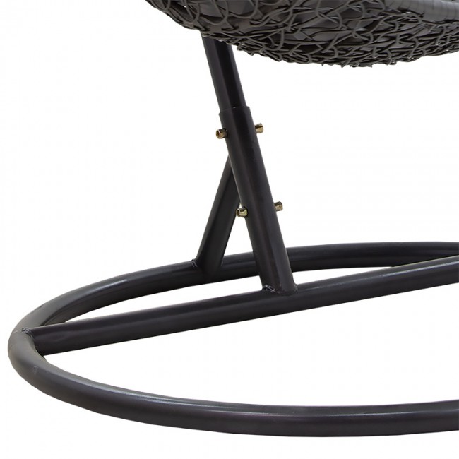 Κούνια Soleil pakoworld κρεμαστή μέταλλο-pp-μαξιλάρι γκρι 103x83x200εκ Κούνια Soleil pakoworld κρεμαστή μέταλλο-pp-μαξιλάρι γκρι 103x83x200εκ