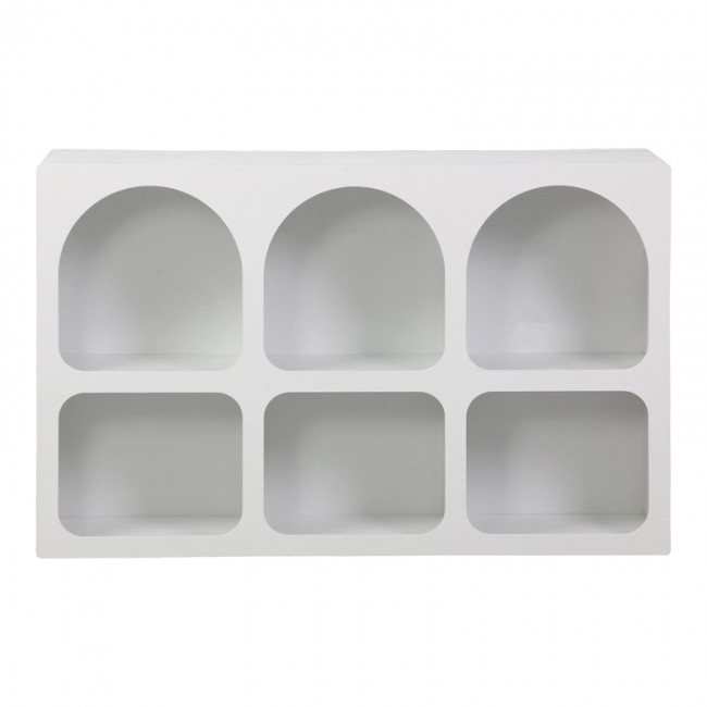 Μπουφές Emersi pakoworld με ράφια mdf σε λευκή απόχρωση 120x35x76εκ Μπουφές Emersi pakoworld με ράφια mdf σε λευκή απόχρωση 120x35x76εκ