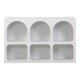 Μπουφές Emersi pakoworld με ράφια mdf σε λευκή απόχρωση 120x35x76εκ Μπουφές Emersi pakoworld με ράφια mdf σε λευκή απόχρωση 120x35x76εκ