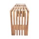 Παγκάκι Zen pakoworld teak ξύλο σε φυσική απόχρωση 90x30x48εκ Παγκάκι Zen pakoworld teak ξύλο σε φυσική απόχρωση 90x30x48εκ