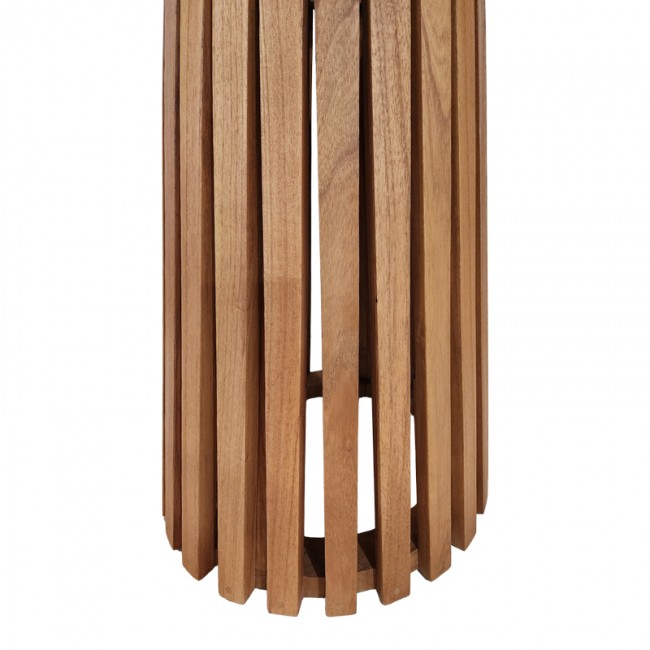 Τραπέζι Kenda I pakoworld mindi ξύλο σε φυσική απόχρωση Φ80x75εκ Τραπέζι Kenda I pakoworld mindi ξύλο σε φυσική απόχρωση Φ80x75εκ