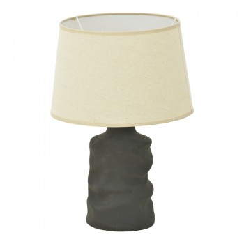 Επιτραπέζιο φωτιστικό Wabbi Inart Ε27 κεραμικό σε μαύρο-μπεζ απόχρωση Φ28x41εκ Επιτραπέζιο φωτιστικό Wabbi Inart Ε27 κεραμικό σε μαύρο-μπεζ απόχρωση Φ28x41εκ