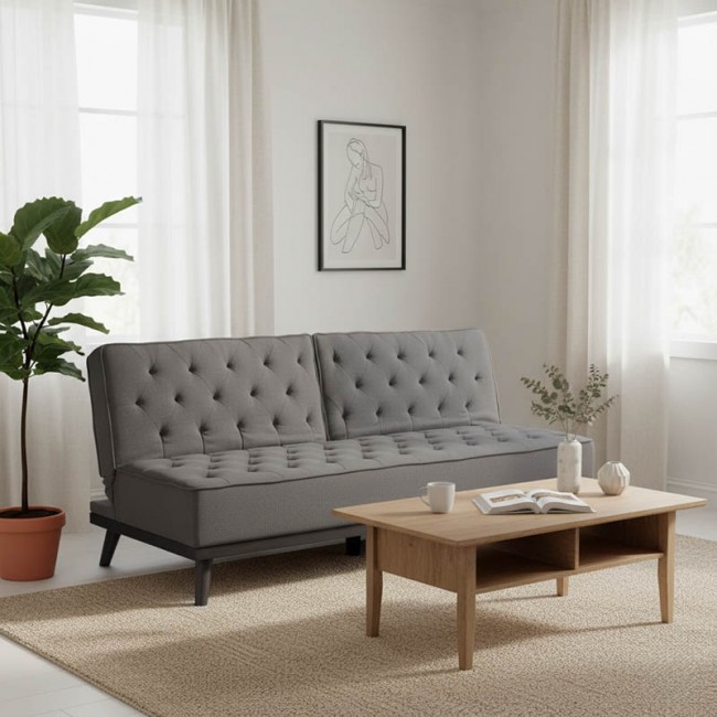 Καναπές - κρεβάτι Marco pakoworld 3θέσιος με γκρι ύφασμα 180x80x80εκ Καναπές - κρεβάτι Marco pakoworld 3θέσιος με γκρι ύφασμα 180x80x80εκ