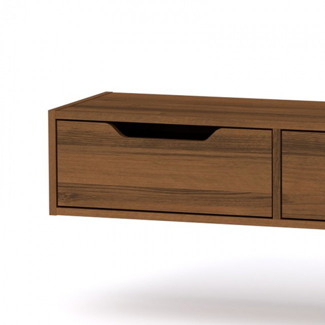 Κονσόλα-τουαλέτα Alberto pakoworld κρεμαστή καρυδί 100x32.5x22εκ Κονσόλα-τουαλέτα Alberto pakoworld κρεμαστή καρυδί 100x32.5x22εκ